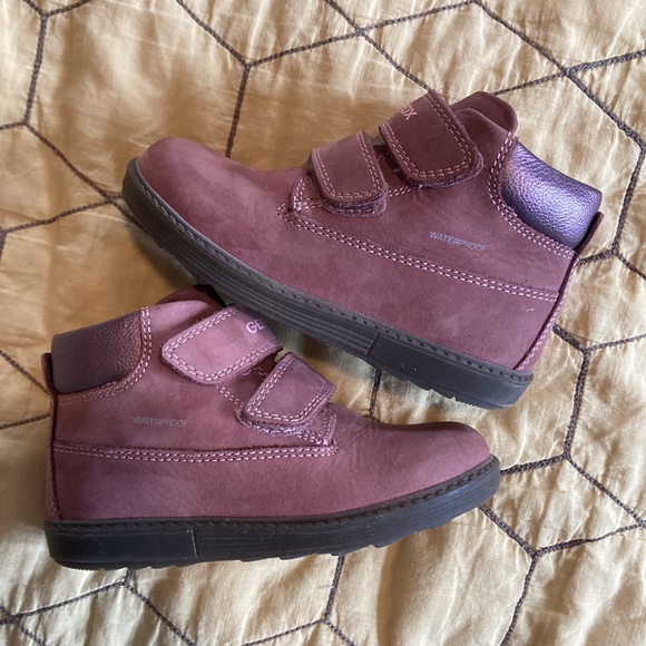 Mauve Geox toddler boots - Picture 3 of 5